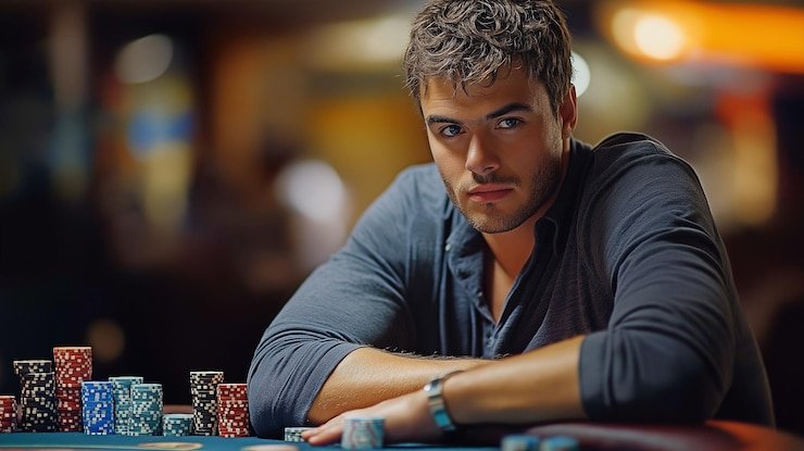 Tampilan meja Live Casino tube8 dengan dealer profesional siaran langsung untuk pengguna Indonesia